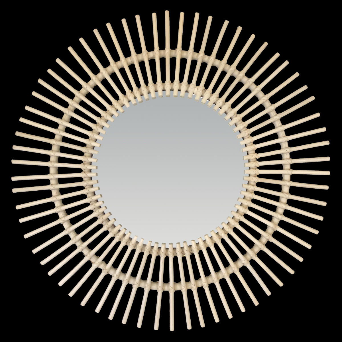 Rattan mirror n°11