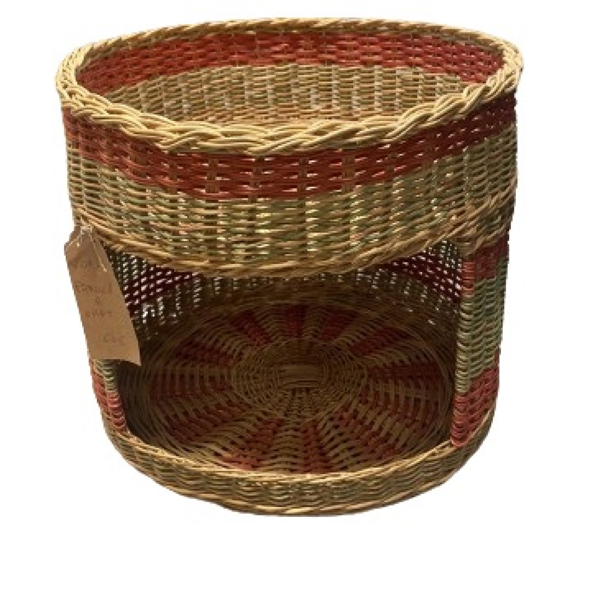 Rattan cat basket