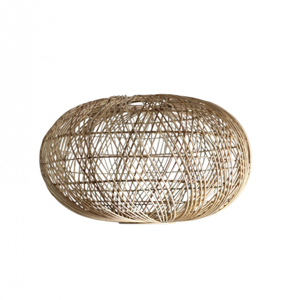 Natural rattan chandelier