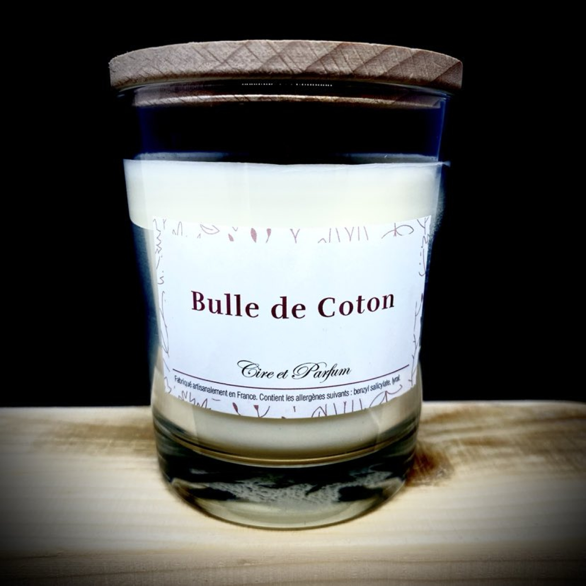 Bougie parfumée  - Bulle de coton