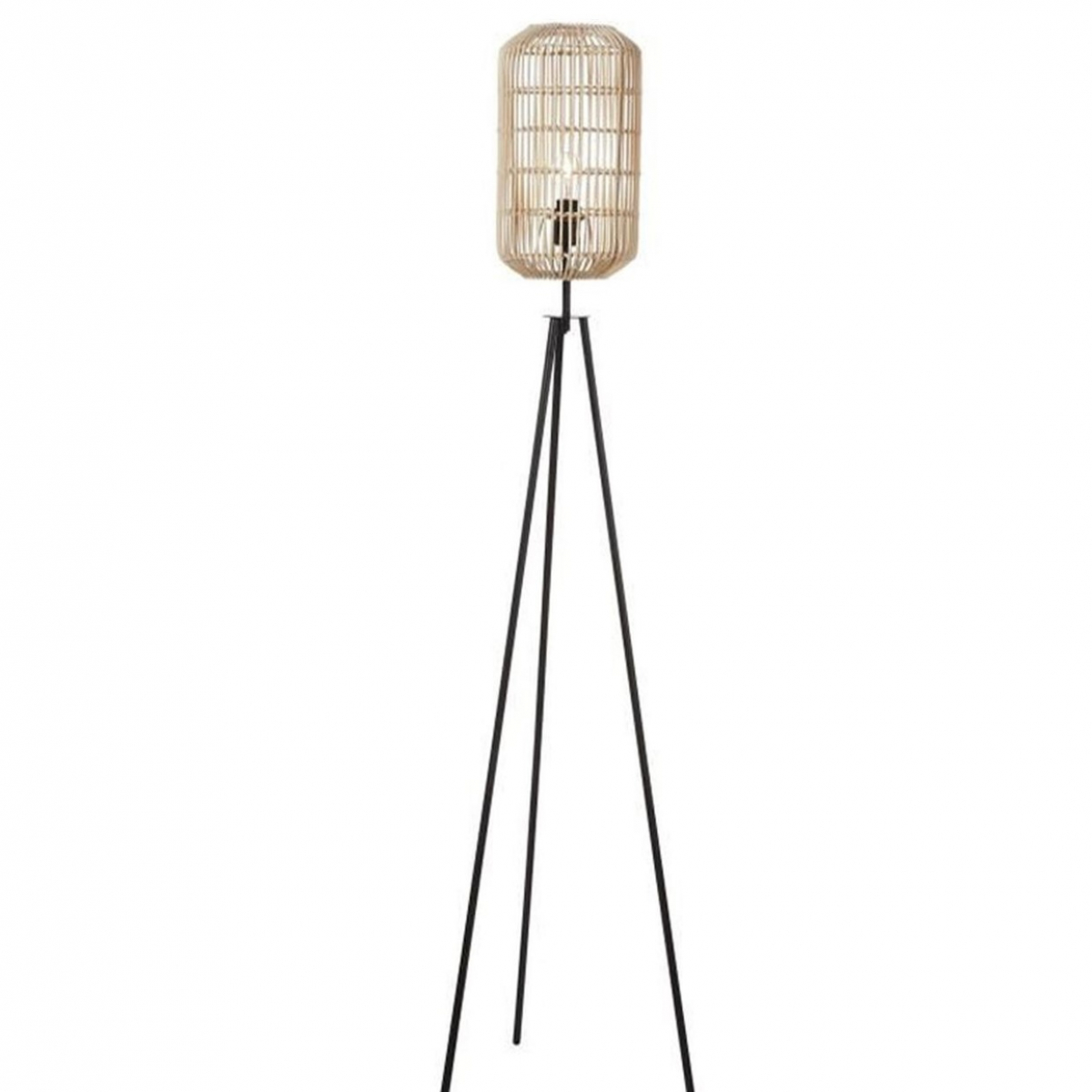 Black floor lamp