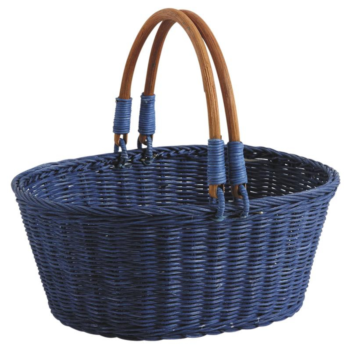 Blue rattan basket PM