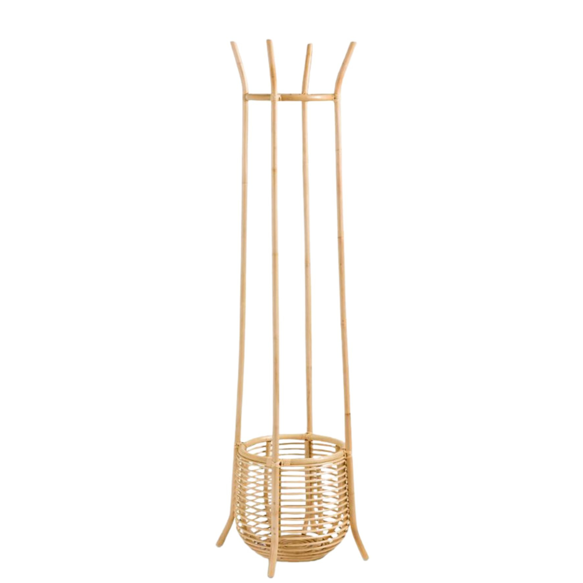 Porte-manteau en rotin
