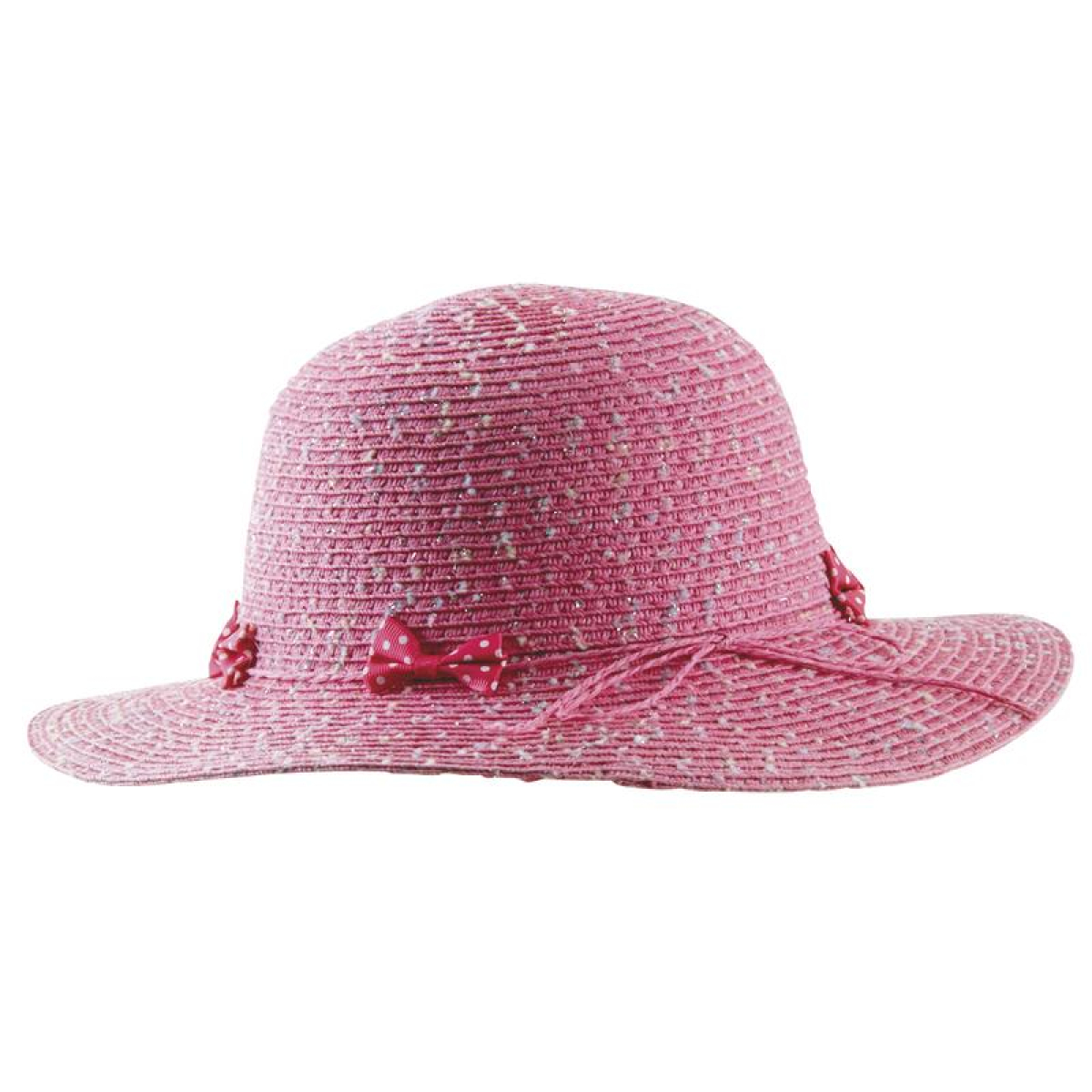 Children's half-cape hat in synthetic straw