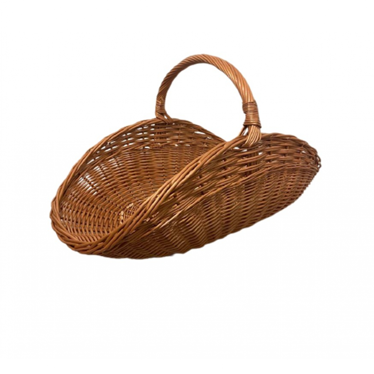 Panier à bois osier buff gm