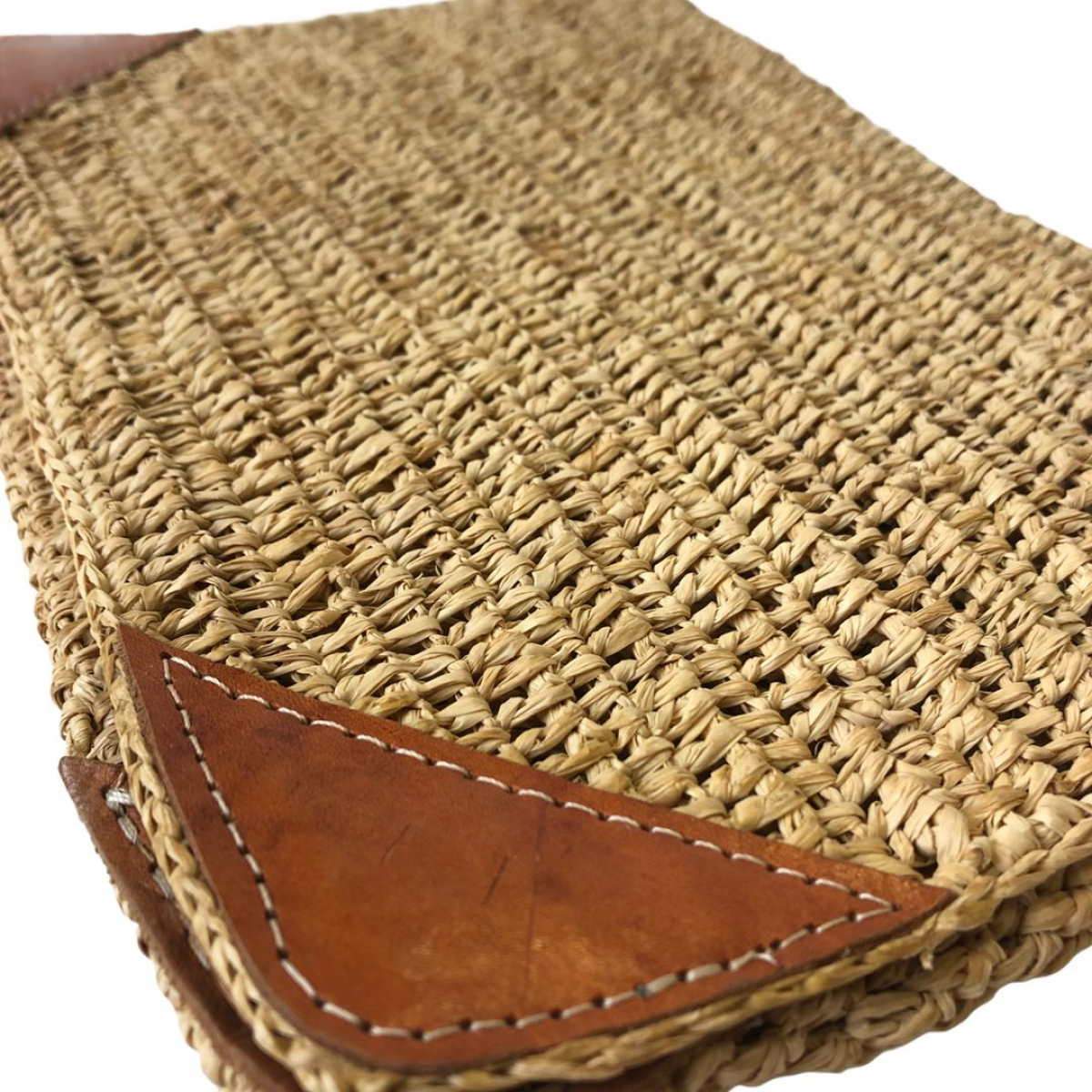 Paniers Pochette Liva en crochet naturel La boutique Rotin Mobilier