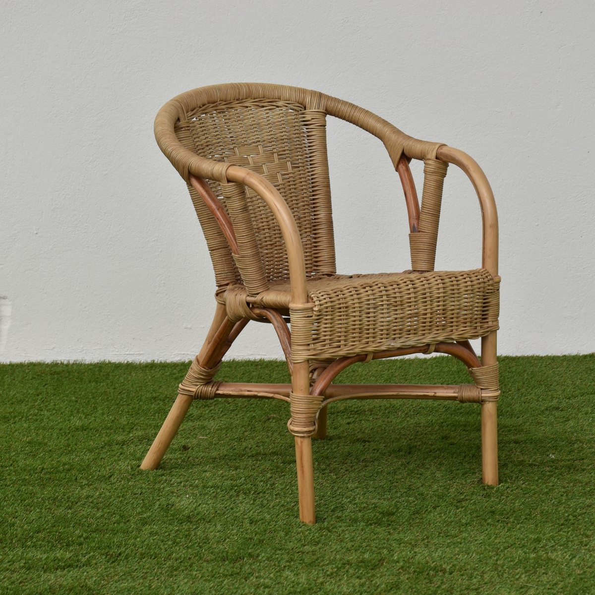Chaises  Chaise enfant en rotin naturel  La boutique Rotin Mobilier