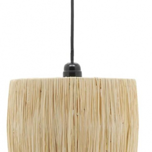 Raffia lampshade