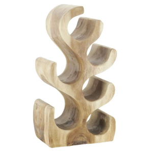 Suar wood bottle holder