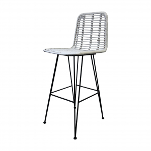 Tabouret de Bar Amelia blanc