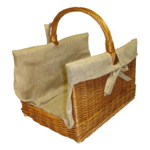 Panier à bois rectangulaire