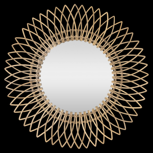 Rattan mirror n°17