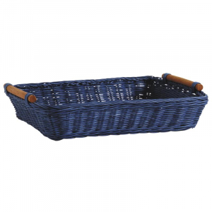 Basket - Blue Rattan Manna