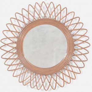 Natural rattan mirror  n°18