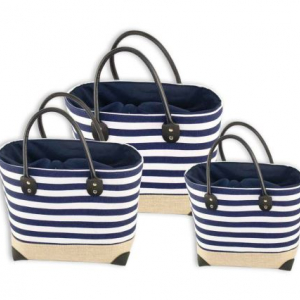 Blue navy tote bag