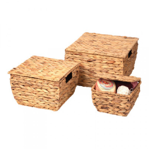 SQUARE BASKET WITH LID PM