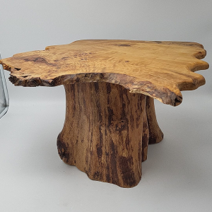 Poplar burl coffee table