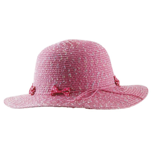 Children's half-cape hat in synthetic straw
