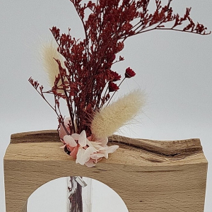 single-flower vase with its test tube