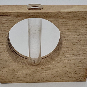 single-flower vase with its test tube