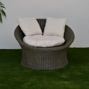 Fauteuil paola gris
