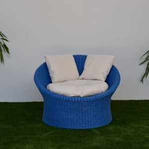 Fauteuil paola bleu