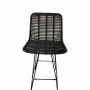 Black Amelia Bar Chair