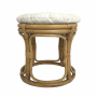 Tabouret en rotin naturel