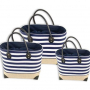 Blue navy tote bag