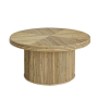 Table basse en rotin leonty