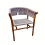 Wooden and rope chair