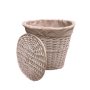 Panière en éclisse d'osier blanche - MM